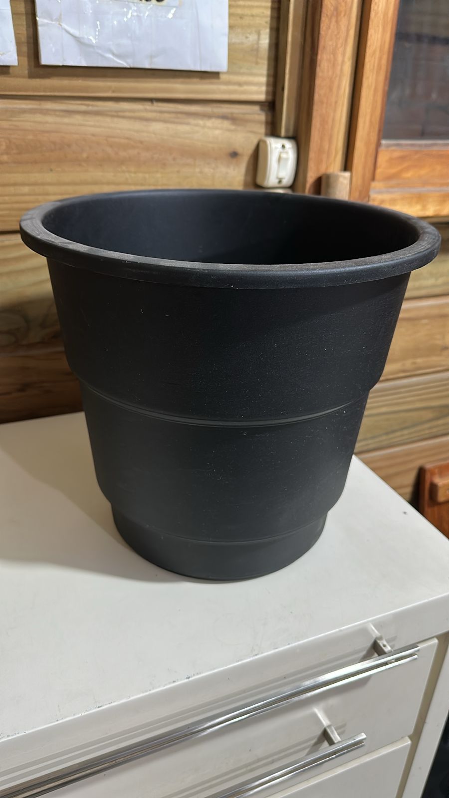 Vaso/Cachepô Flores Plástico 